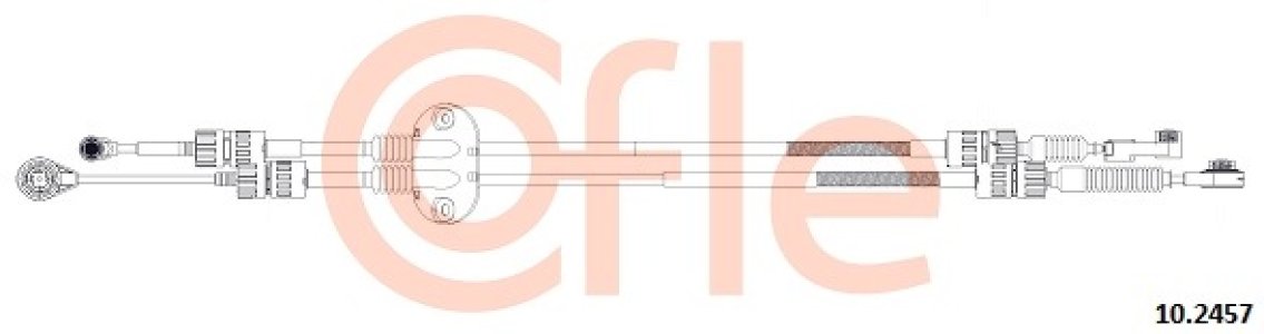 Linka zmiany biegów COFLE 10.2457 1402891