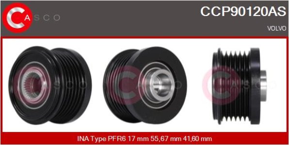 KOLO PASOWE WOLNOBIEZNE ALTERNATORA