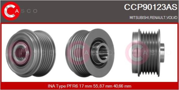 KOLO PASOWE WOLNOBIEZNE ALTERNATORA