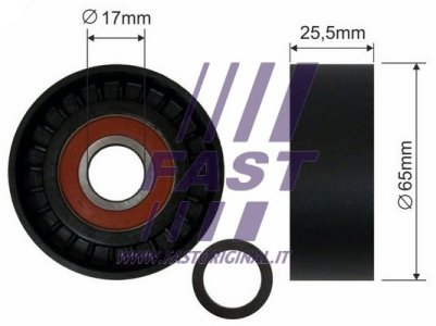 NAPINACZ PASKA MICRO-V FIAT DUCATO 06> ROLKA 2.2 D
