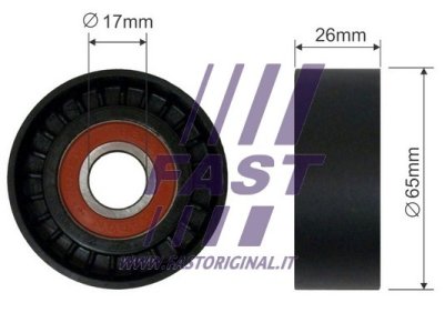 NAPINACZ PASKA MICRO-V FIAT DOBLO 00> ROLKA 1.3JTD