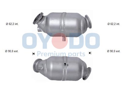 Katalizator OYODO 20N0069-OYO A1644905114 MERCEDES BENZ