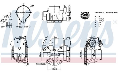 PRZEPUSTNICA POWIETRZA PSA TOYOTA