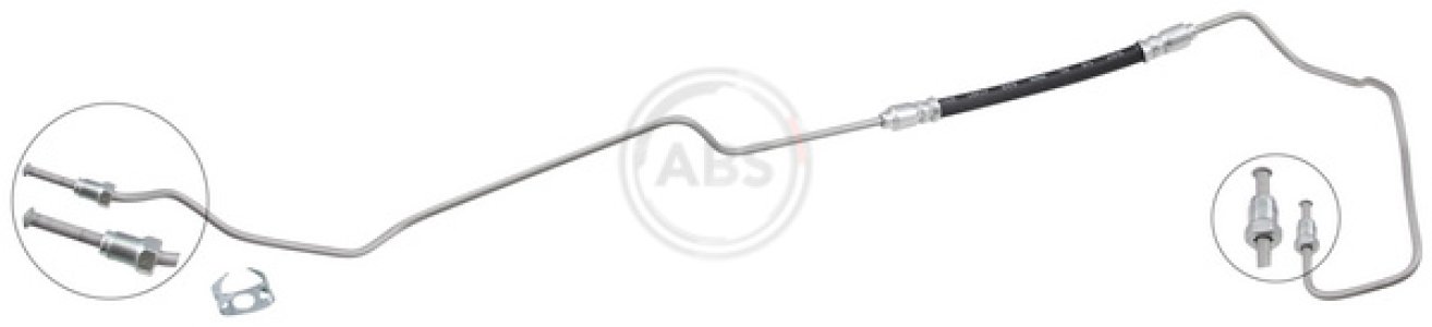 PRZEWÓD HAMULCOWY GIĘTKI PEUGEOT 5008 09-17LT