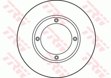 Tarcza hamulcowa TRW DF1925 5531160B11
