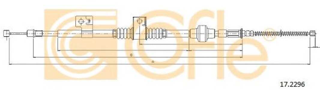 Linka hamulca COFLE 17.2296 4820A038