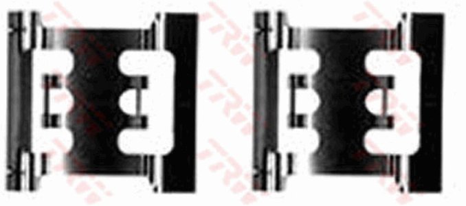 Zestaw montażowy klocków hamulcowych TRW PFK244 33410830