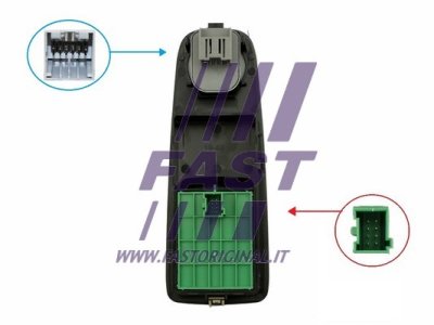 PRZEŁĄCZNIK SZYBY FIAT DUCATO 06>/ 14> KPL 11>14> 12-PIN + 8-PIN