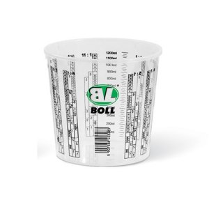 POJEMNIK PLASTIKOWY Z PODZIAŁKĄ 1300 ML