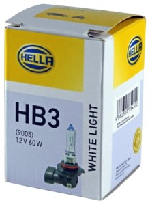 ŻARÓWKA HB3 60W 12V HELLA 8GH223498161 HB3 WHITE LIGHT