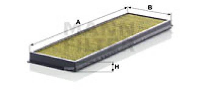 FILTR KABINY WEGLOWY Z POLIFENOLEM