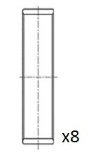 Panewki korbowodowe FAI AutoParts BB2043-STD 