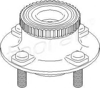 Łożysko-zestaw naprawczy piasty TOPRAN 300 280 5027622