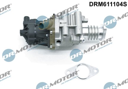 Zawór EGR z rurą odprowadzającą Dr.Motor DRM611104S 71795379 FIAT, IVECO