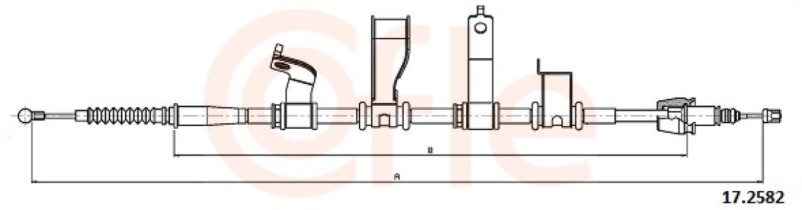 LINKA HAMULCA RĘCZNEGO HYUNDAI IX20 10-19 LT