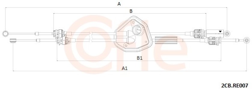 LINKA ZMIANY BIEGÓW RENAULT RENAULT SCENIC II03-10