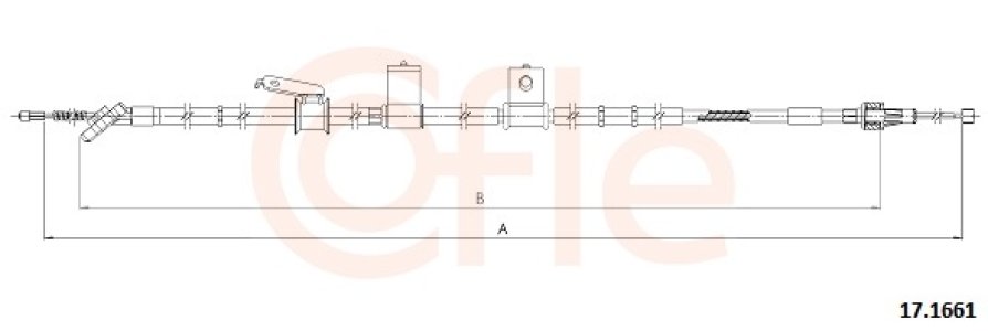 LINKA HAMULCA RĘCZNEGO TOYOTA LAND CRUISER 02-10