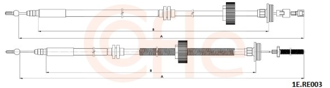 LINKA HAMULCA RĘCZNEGO RENAULT