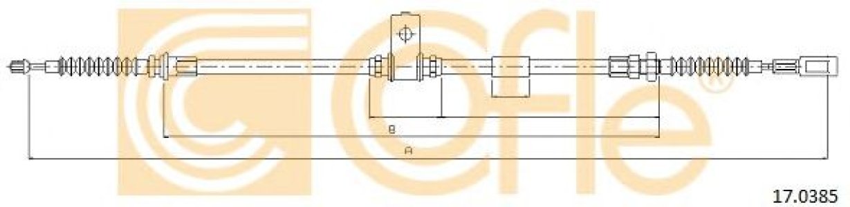 Linka hamulca COFLE 17.0385 36531MB00E