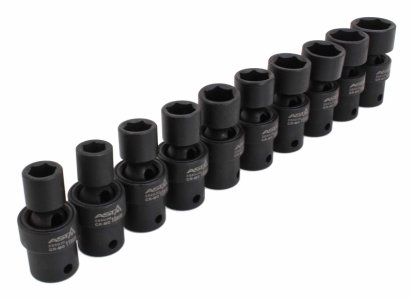 Nasadki udarowe na przegubie 3/8 TECHMAN A-JT1038 zestaw