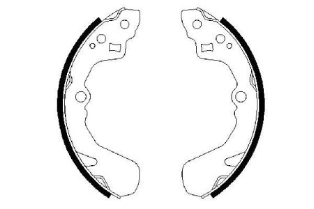 Szczęki hamulcowe BOSCH 0986487436 5321070C00