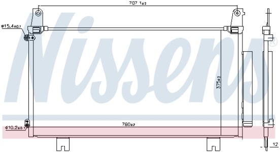 CHŁODNICA KLIMATYZACJI HONDA