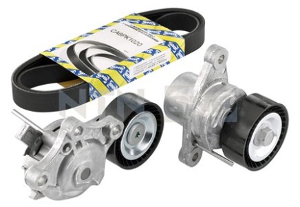 Zestaw rolek + pasek akcesoria silnika SNR KA859.36 1611277480 CITROEN