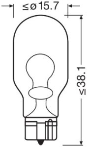 ŻARÓWKA W16W ORIGINAL