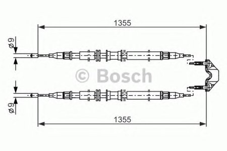Linka hamulca BOSCH 1987477868 