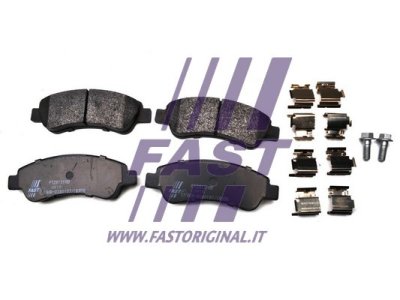 KLOCKI HAM FIAT DUCATO 06> TYŁ BEZ CZUJNIKA 12/15/17/20Q SYSTEM BOSCH