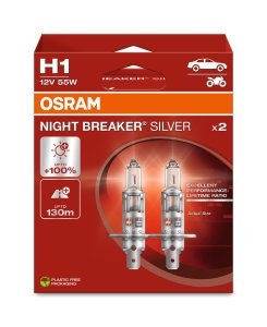 ŻARÓWKA H1 NIGHT BREAKER SILVER