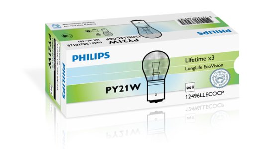 ŻARÓWKA PY21W LONGLIFE ECOVISION
