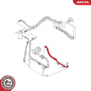 PRZEWÓD KLIMATYZACJI CITROEN PEUGEOT