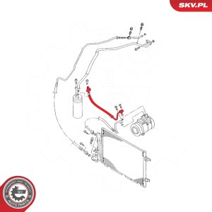 PRZEWÓD KLIMATYZACJI AUDI
