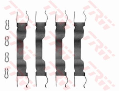 Zestaw montażowy klocków hamulcowych TRW PFK65 4660909