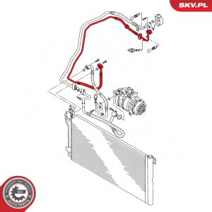 PRZEWÓD KLIMATYZACJI AUDI SEAT SKODA VW