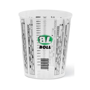 POJEMNIK PLASTIKOWY Z PODZIAŁKĄ 2240 ML