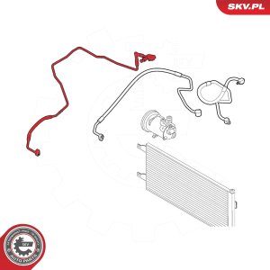 PRZEWÓD KLIMATYZACJI CITROEN FIAT PEUGEOT