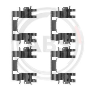 Zestaw montażowy klocków hamulcowych A.B.S. 1087Q 45010870000