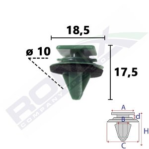 SPINKA LISTEW PROGOWYCH MAZDA CX-3