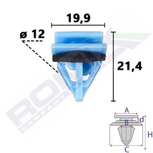 SPINKA LISTEW PROGOWYCH KIA HYUNDAI