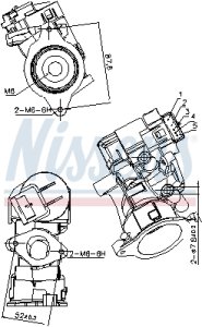ZAWÓR EGR CITROEN PEUGEOT