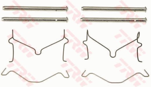 Zestaw montażowy klocków hamulcowych TRW PFK403 126120900