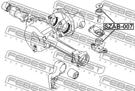 TULEJA MOSTU SUZUKI GRAND VITARA/ESCUDO SQ416/SQ420/SQ625 1998-2006