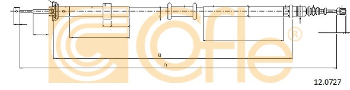 Linka hamulca COFLE 12.0727 51753526
