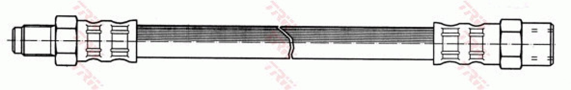 Przewód hamulcowy giętki TRW PHB138 14288835
