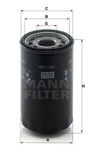 Filtr oleju MANN-FILTER WD11001 