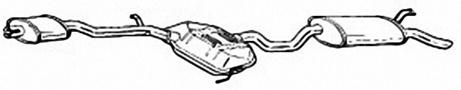 Tłumik środek +końcowy IZAWIT 14.021A 46449461