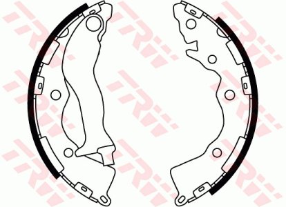 Szczęki hamulcowe TRW GS8766 583051GA00