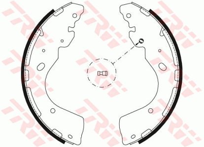 Szczęki hamulcowe TRW GS8797 44060EB327